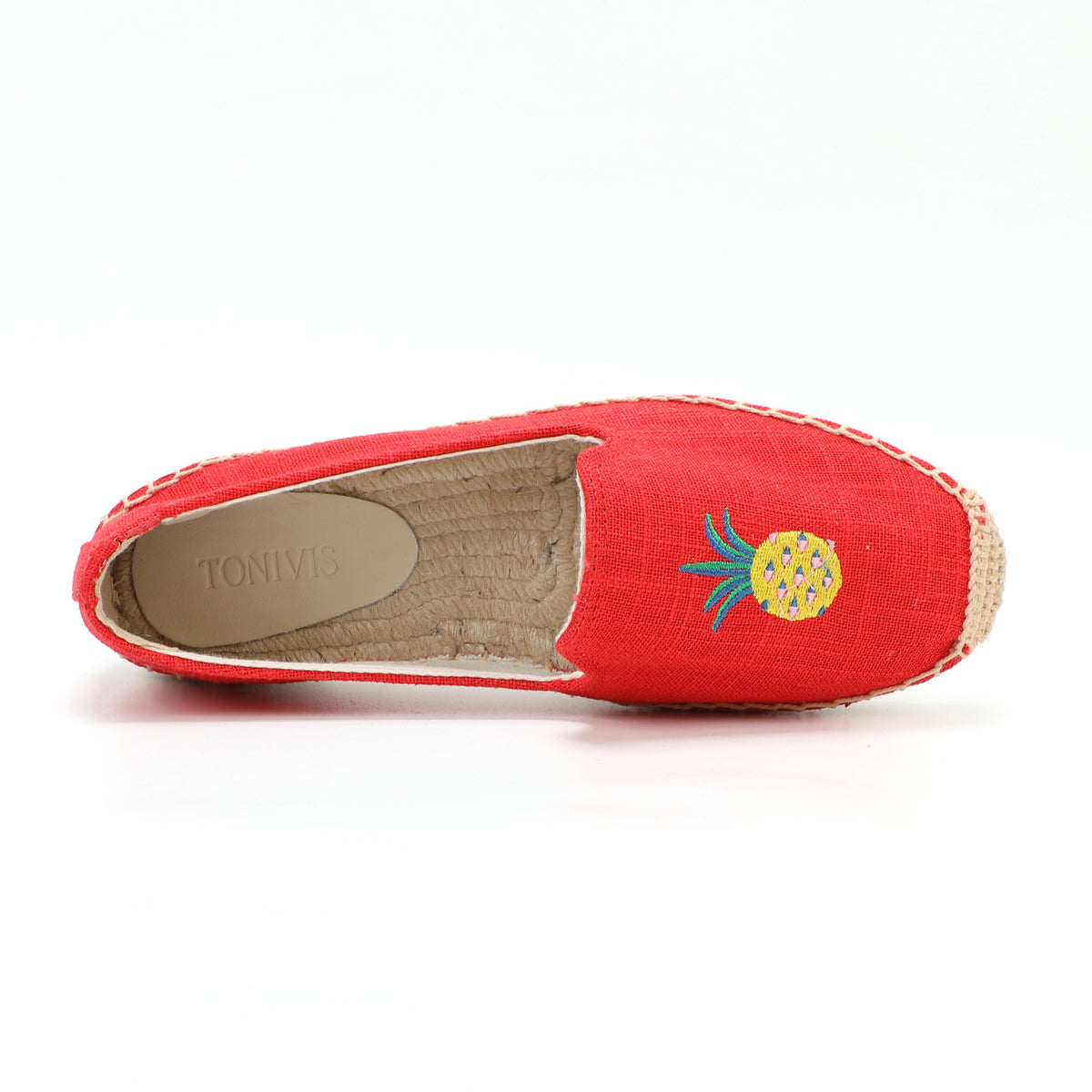 W-F664 women's espadrille flats, product photo