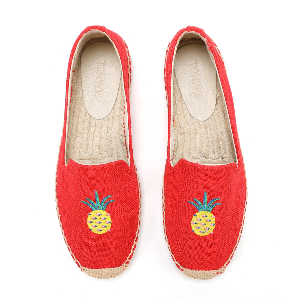 W-F664 women's espadrille flats, product photo