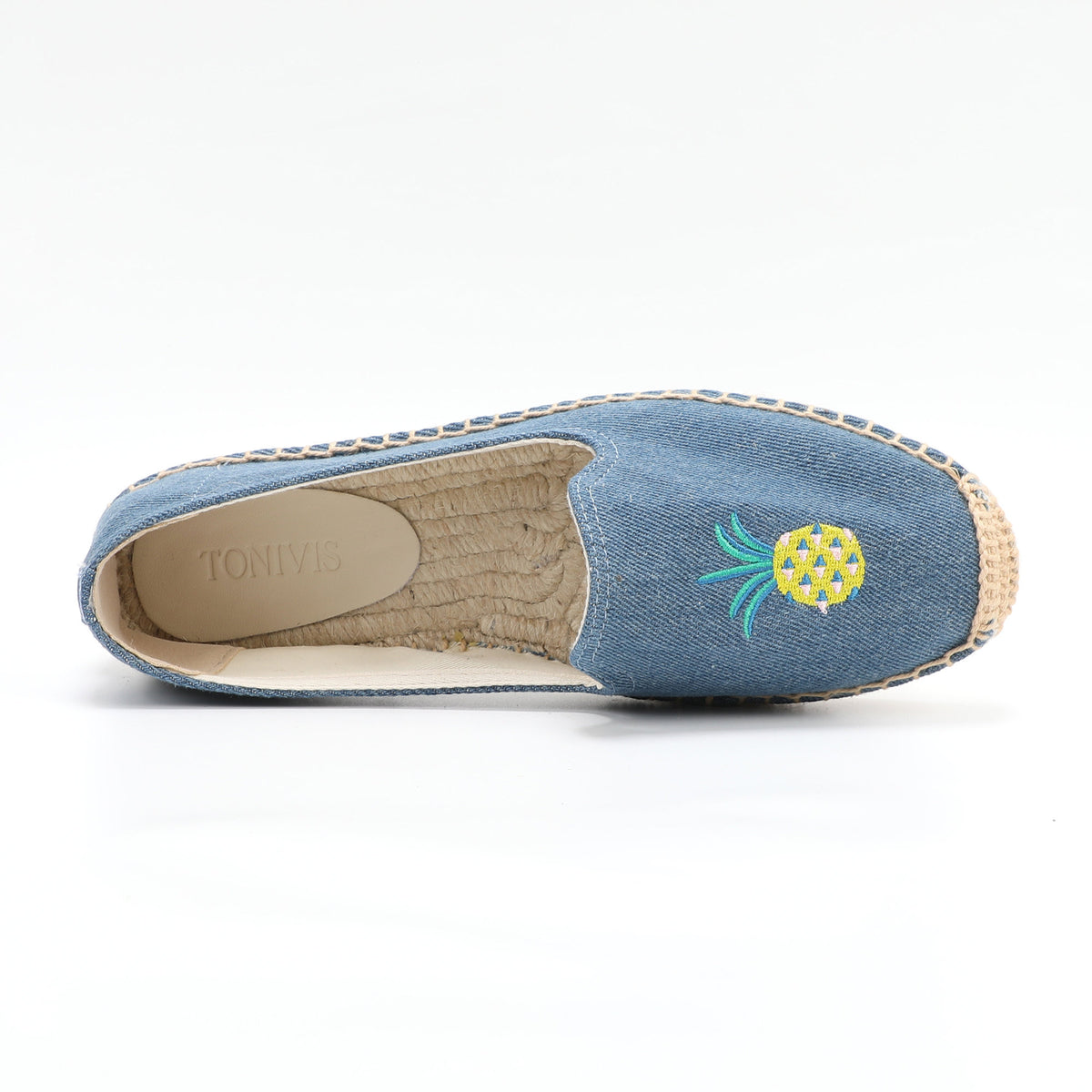 W-F665 women's espadrille flats, product photo