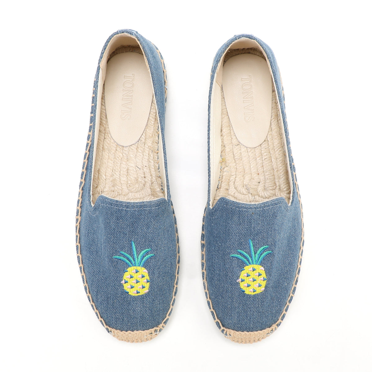 W-F665 women's espadrille flats, product photo