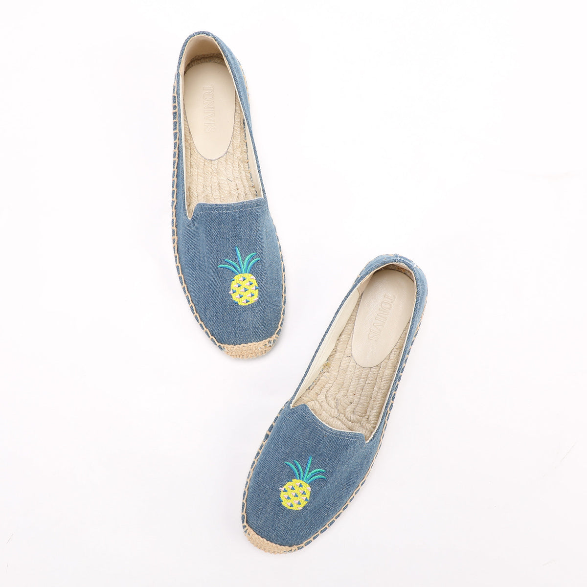 W-F665 women's espadrille flats, product photo