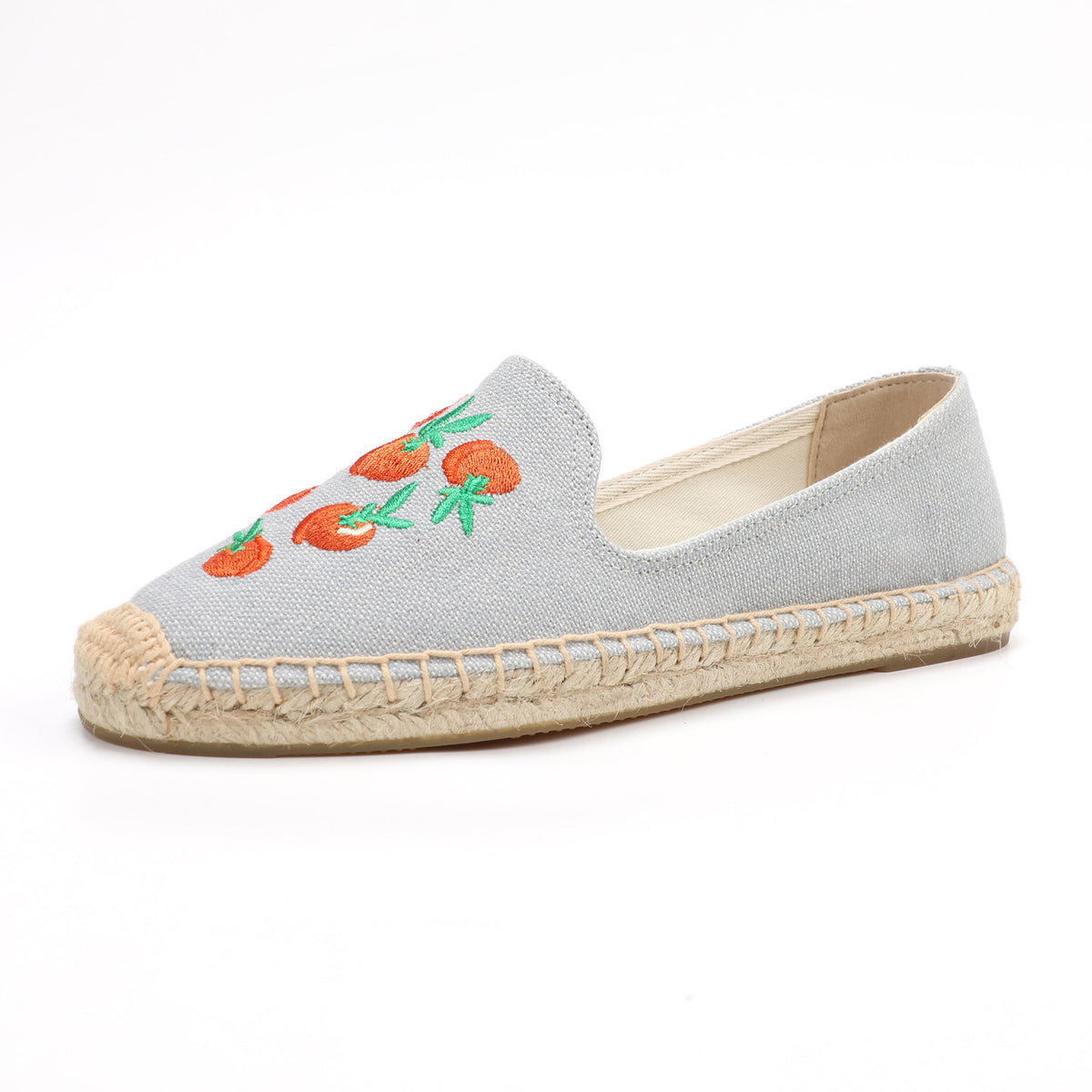 Light Blue women's espadrille flats, W-F666, photo 1