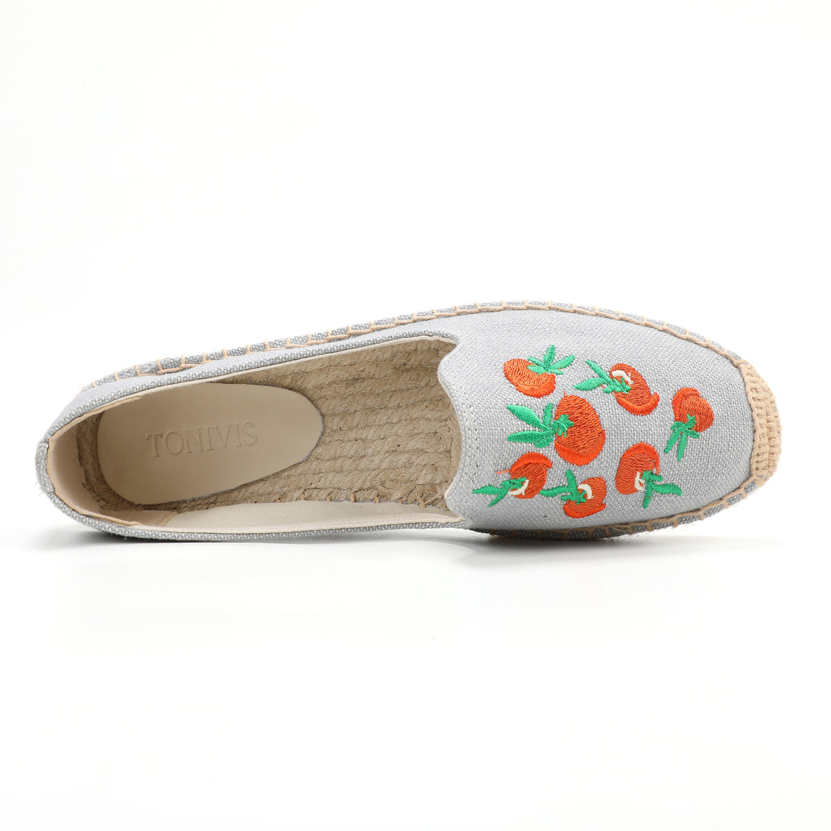 W-F666 women's espadrille flats, product photo