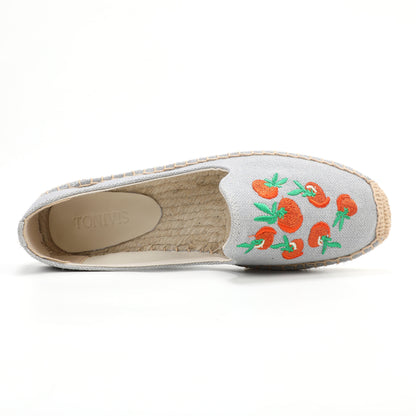 W-F666 women's espadrille flats, product photo