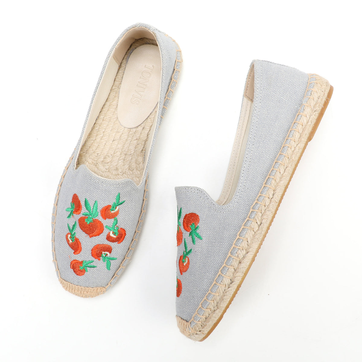 W-F666 women's espadrille flats, product photo