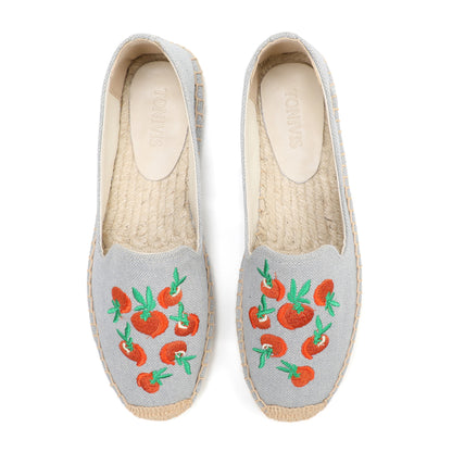 W-F666 women's espadrille flats, product photo