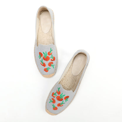 W-F666 women's espadrille flats, product photo