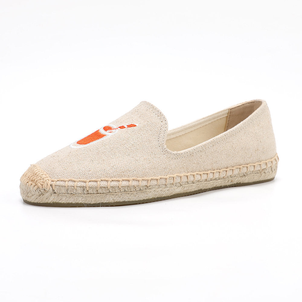 Beige women's espadrille flats, W-F667, photo 1
