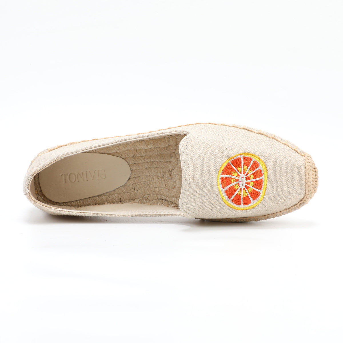 W-F670 women's espadrille flats, product photo