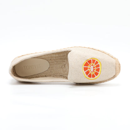 W-F670 women's espadrille flats, product photo