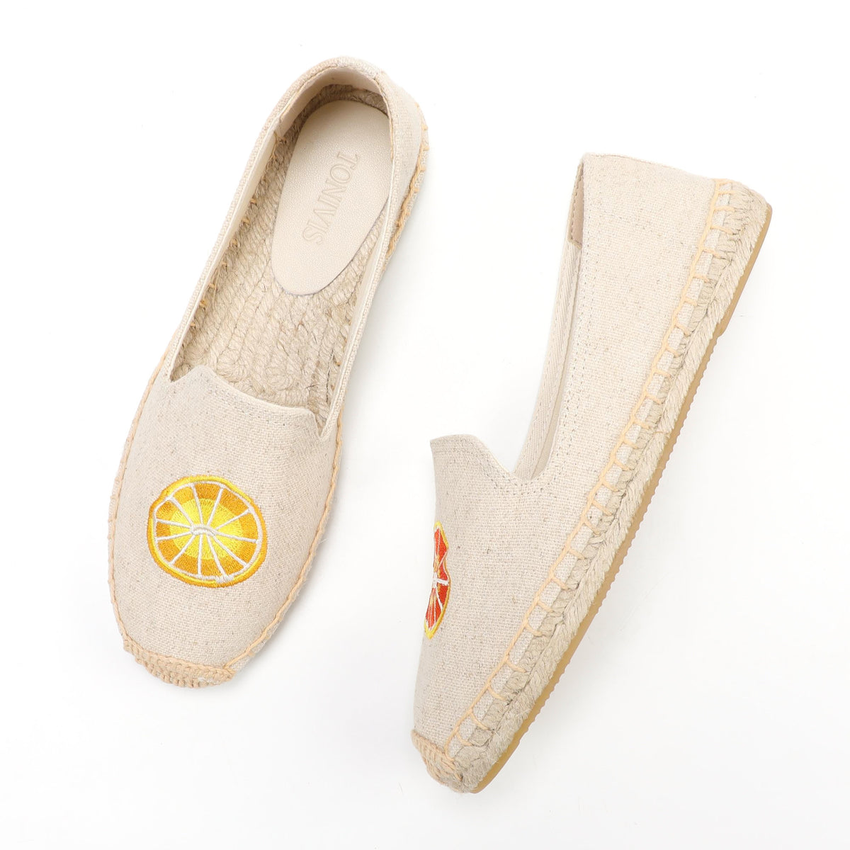 W-F670 women's espadrille flats, product photo