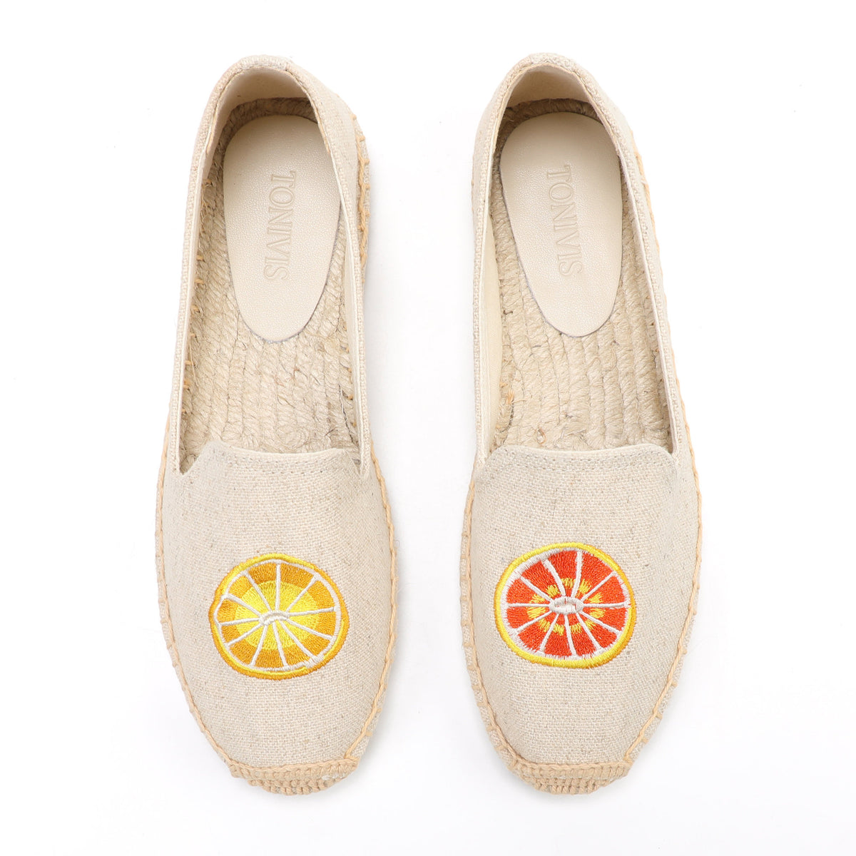 W-F670 women's espadrille flats, product photo