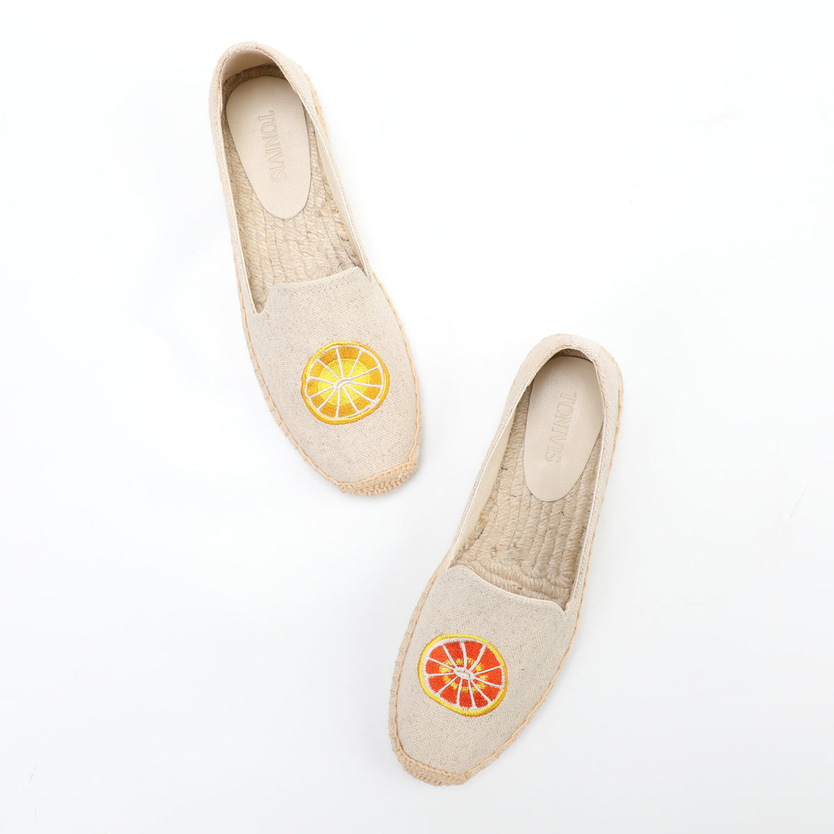 W-F670 women's espadrille flats, product photo