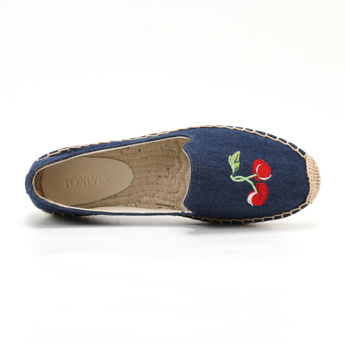 W-F671 women's espadrille flats, product photo