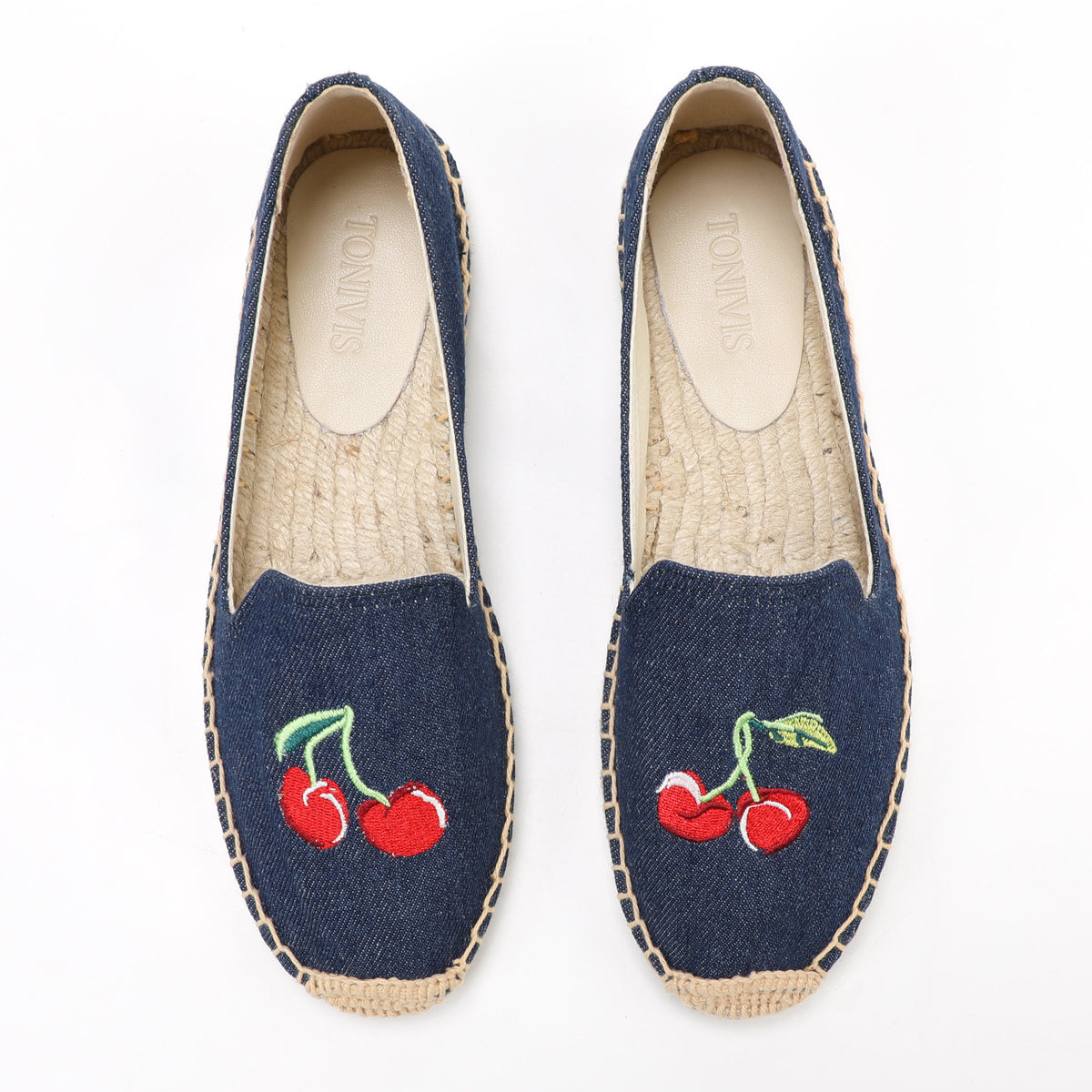 W-F671 women's espadrille flats, product photo