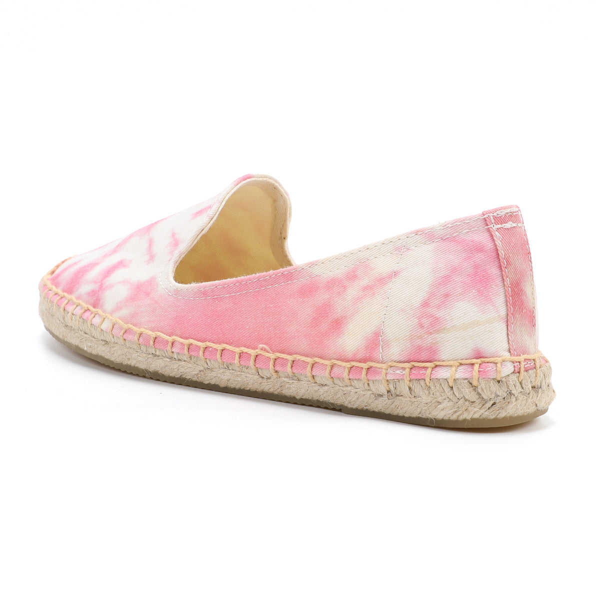 Pink women's espadrille flats, W-F672, photo 3