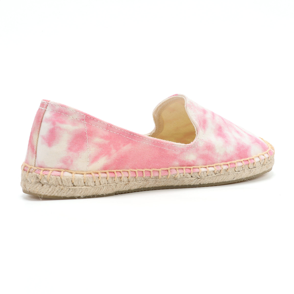 Pink women's espadrille flats, W-F672, photo 4