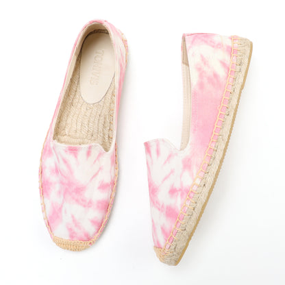 Pink women's espadrille flats, W-F672, photo 6