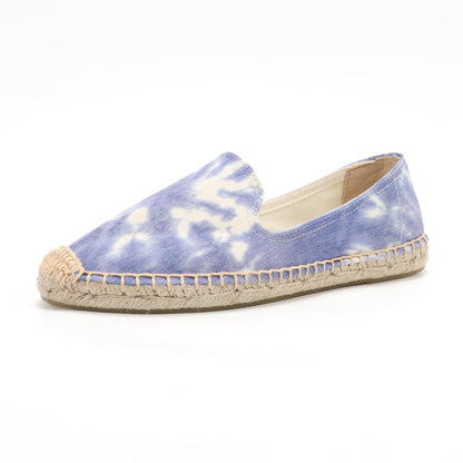 Blue women's espadrille flats, W-F673, photo 1