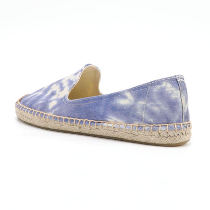 Blue women's espadrille flats, W-F673, photo 3