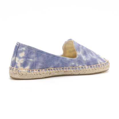 Blue women's espadrille flats, W-F673, photo 4