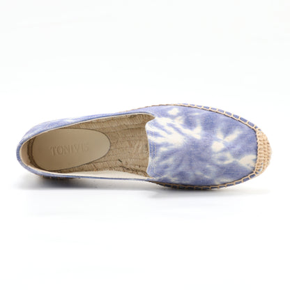 Blue women's espadrille flats, W-F673, photo 5