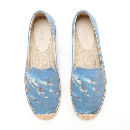 W-F675 women's espadrille flats, product photo