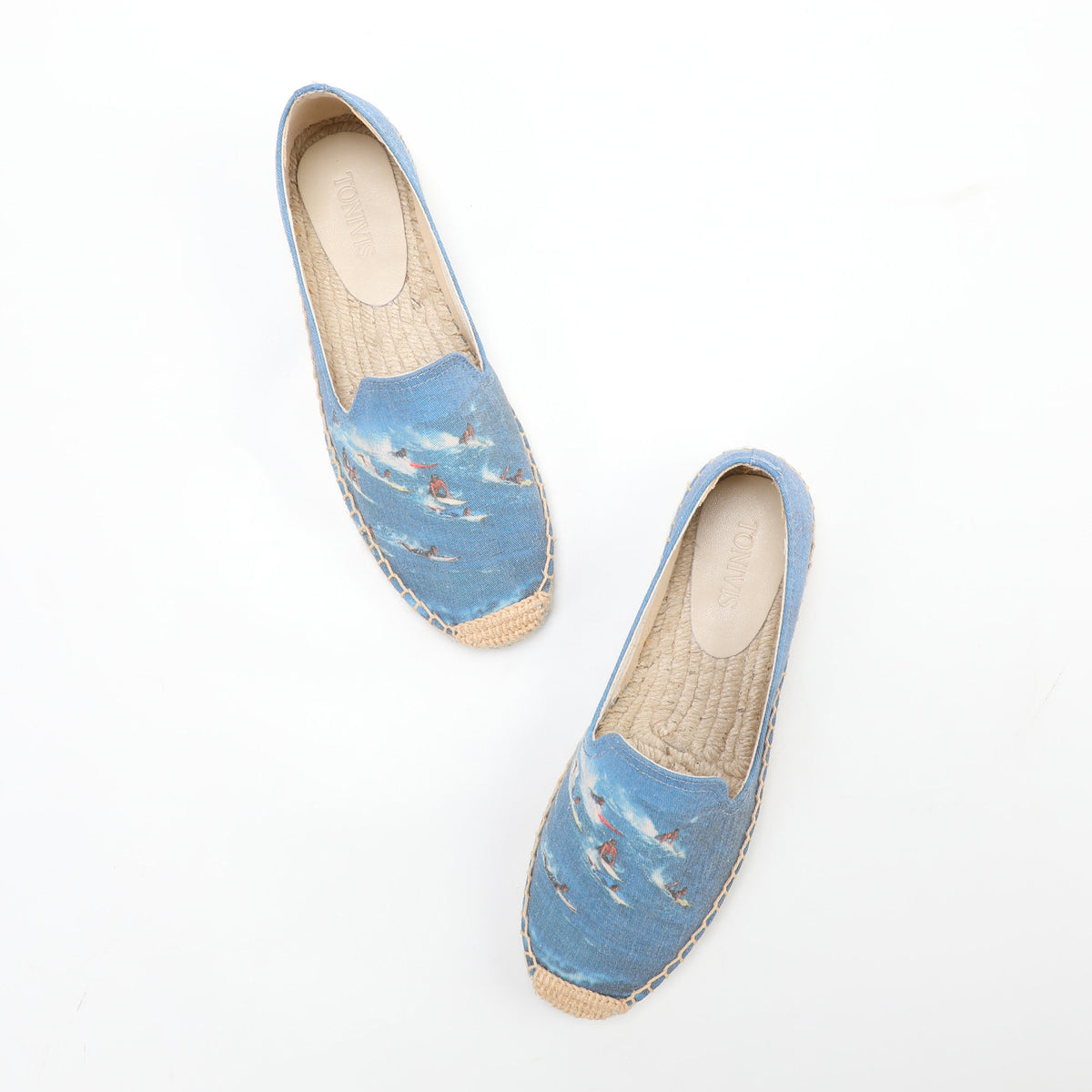 W-F675 women's espadrille flats, product photo