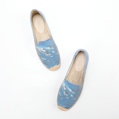 W-F675 women's espadrille flats, product photo