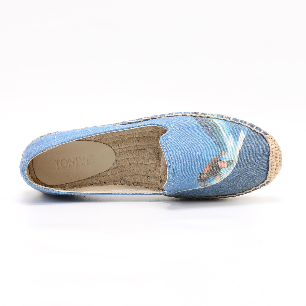 W-F676 women's espadrille flats, product photo