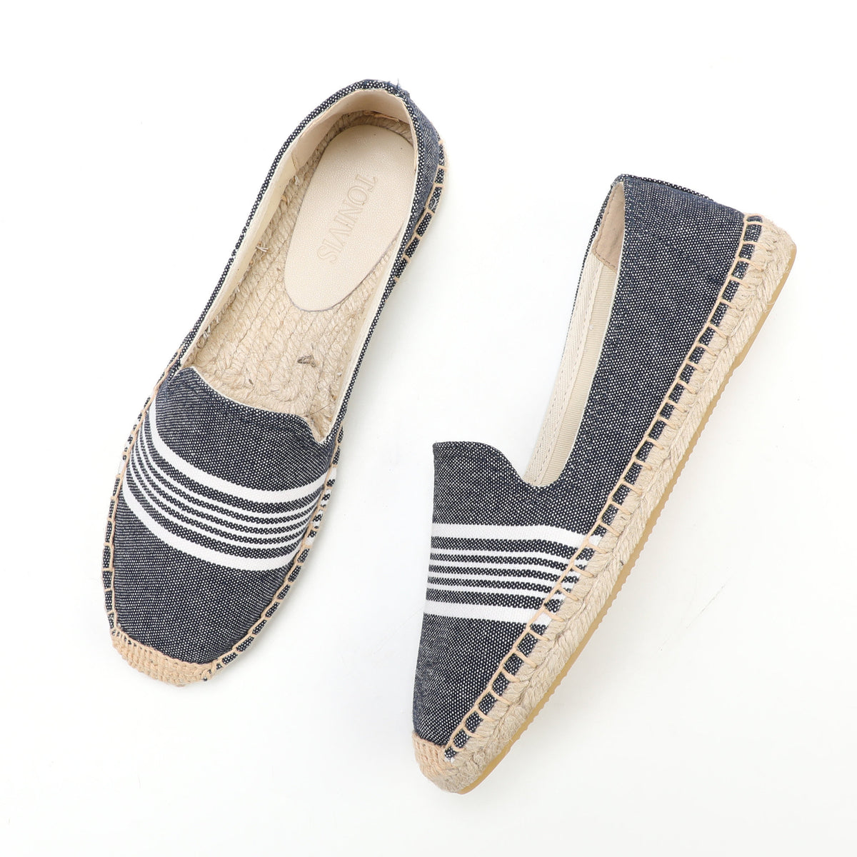 W-F677 women's espadrille flats, product photo