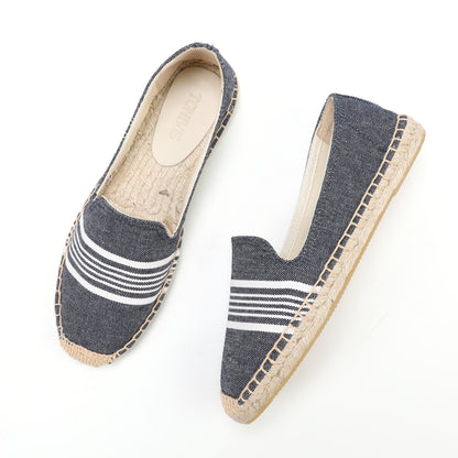 W-F677 women's espadrille flats, product photo