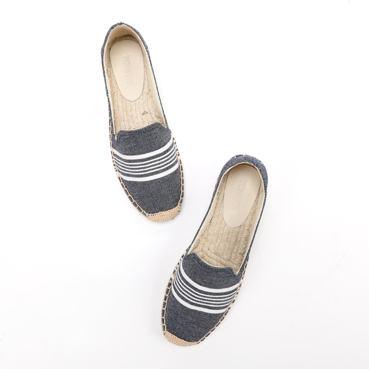 W-F677 women's espadrille flats, product photo