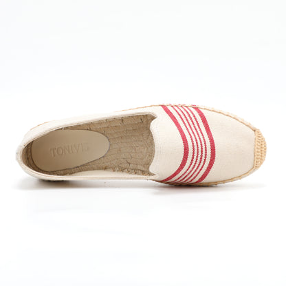 W-F678 women's espadrille flats, product photo