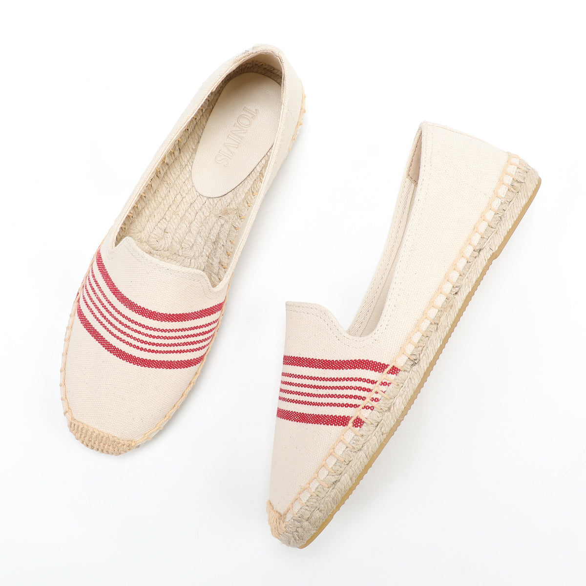 W-F678 women's espadrille flats, product photo