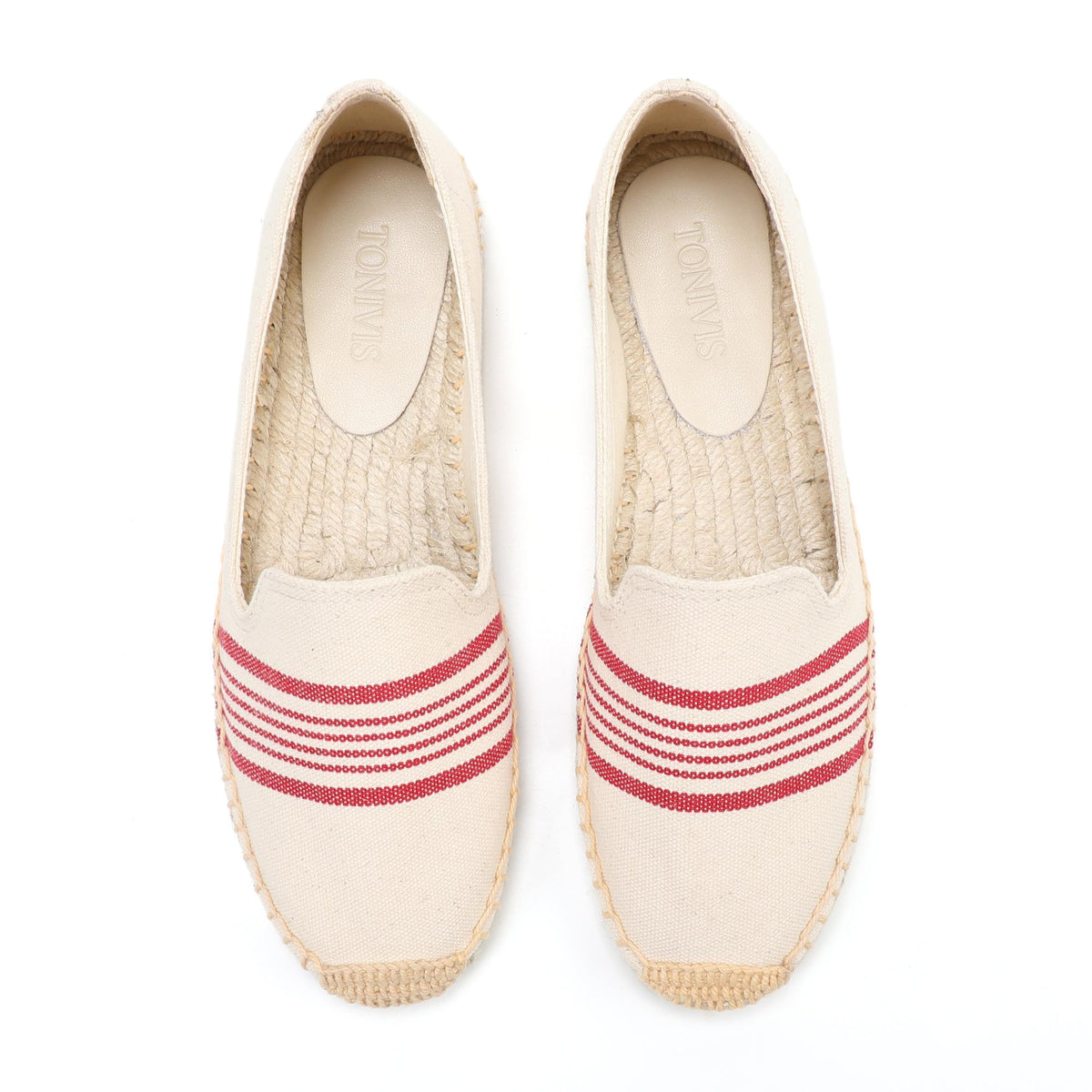 W-F678 women's espadrille flats, product photo