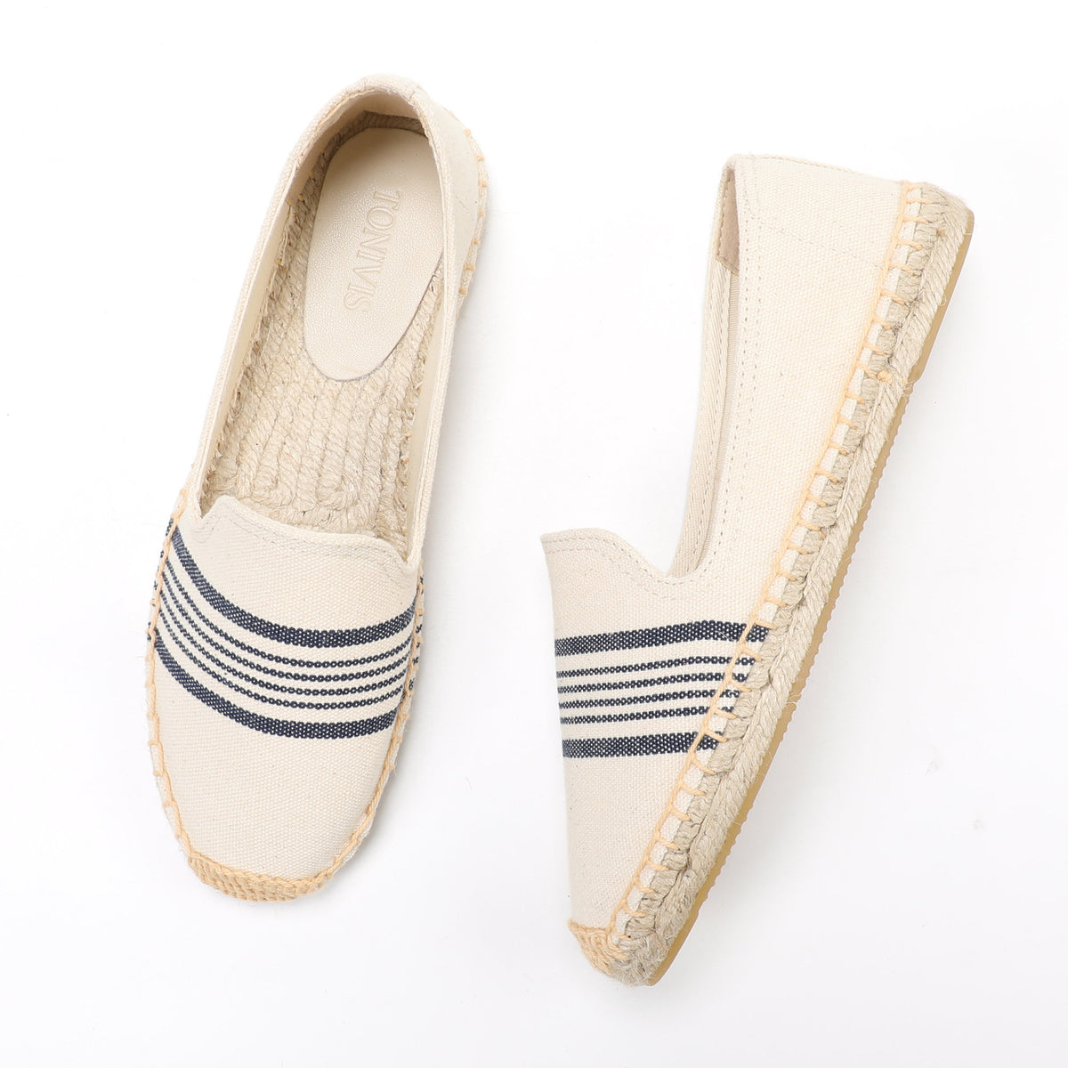 W-F679 women's espadrille flats, product photo