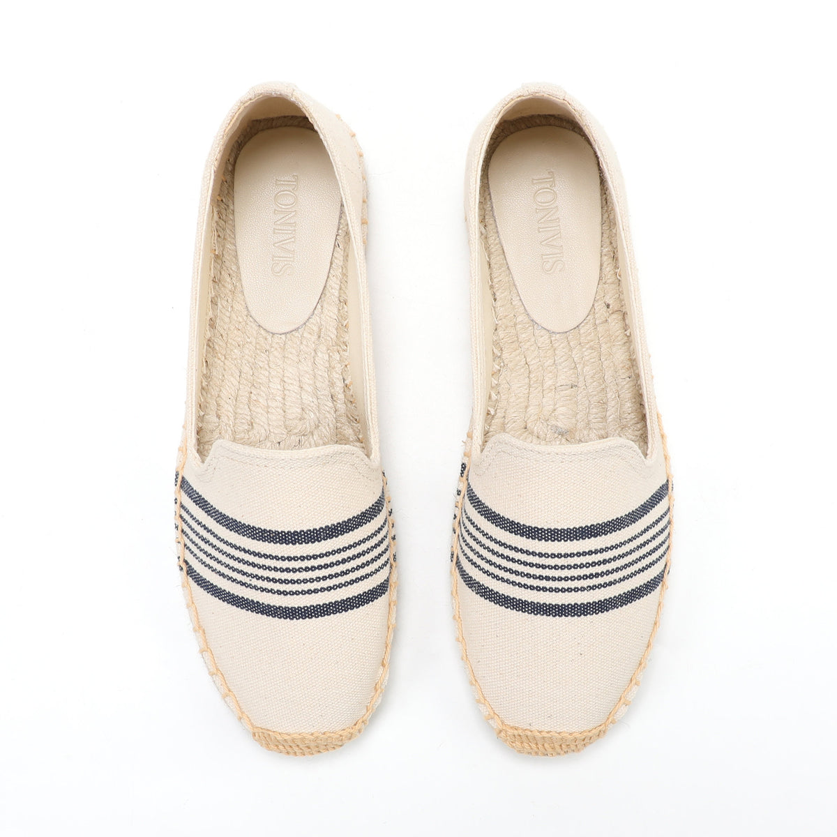 W-F679 women's espadrille flats, product photo