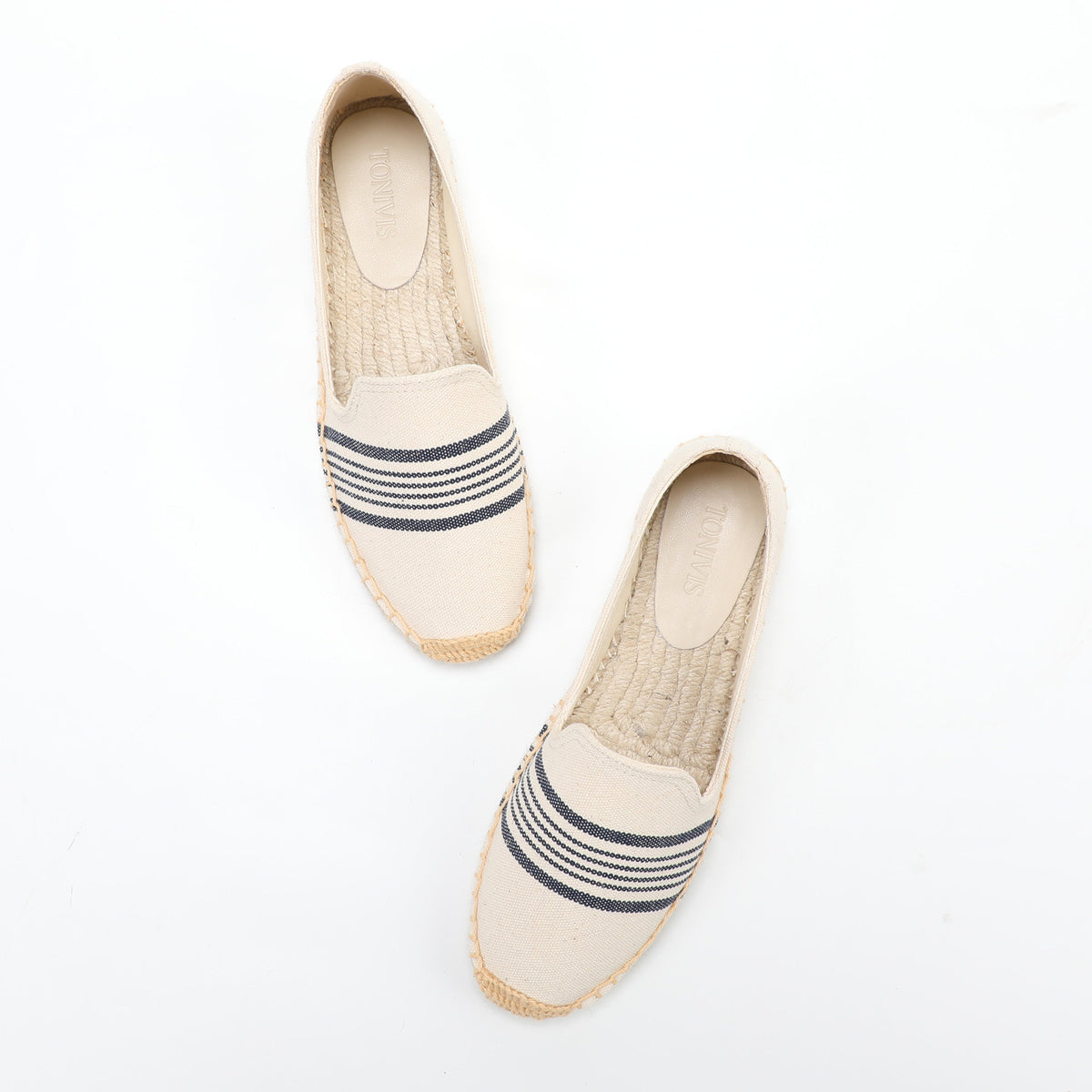 W-F679 women's espadrille flats, product photo