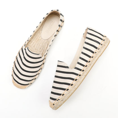 W-F682 women's espadrille flats, product photo