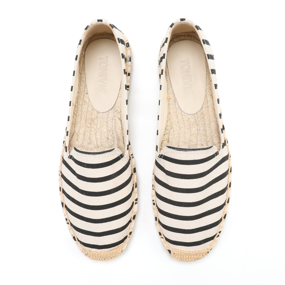 W-F682 women's espadrille flats, product photo