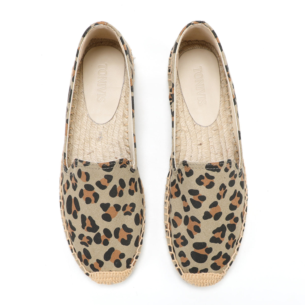 W-F684 women's espadrille flats, product photo