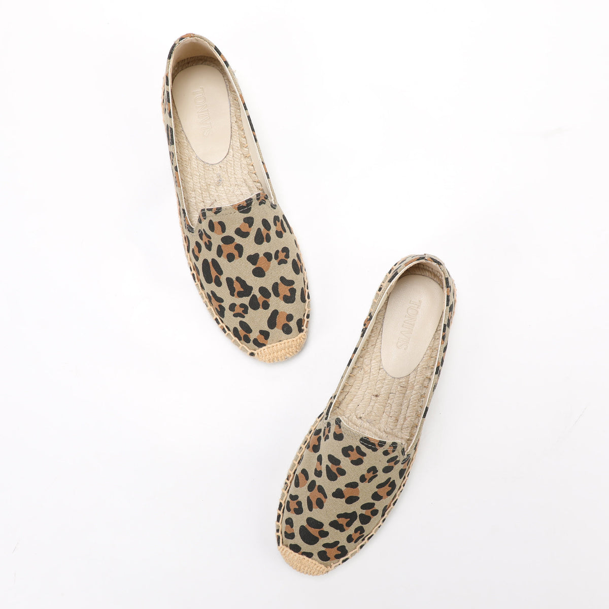 W-F684 women's espadrille flats, product photo