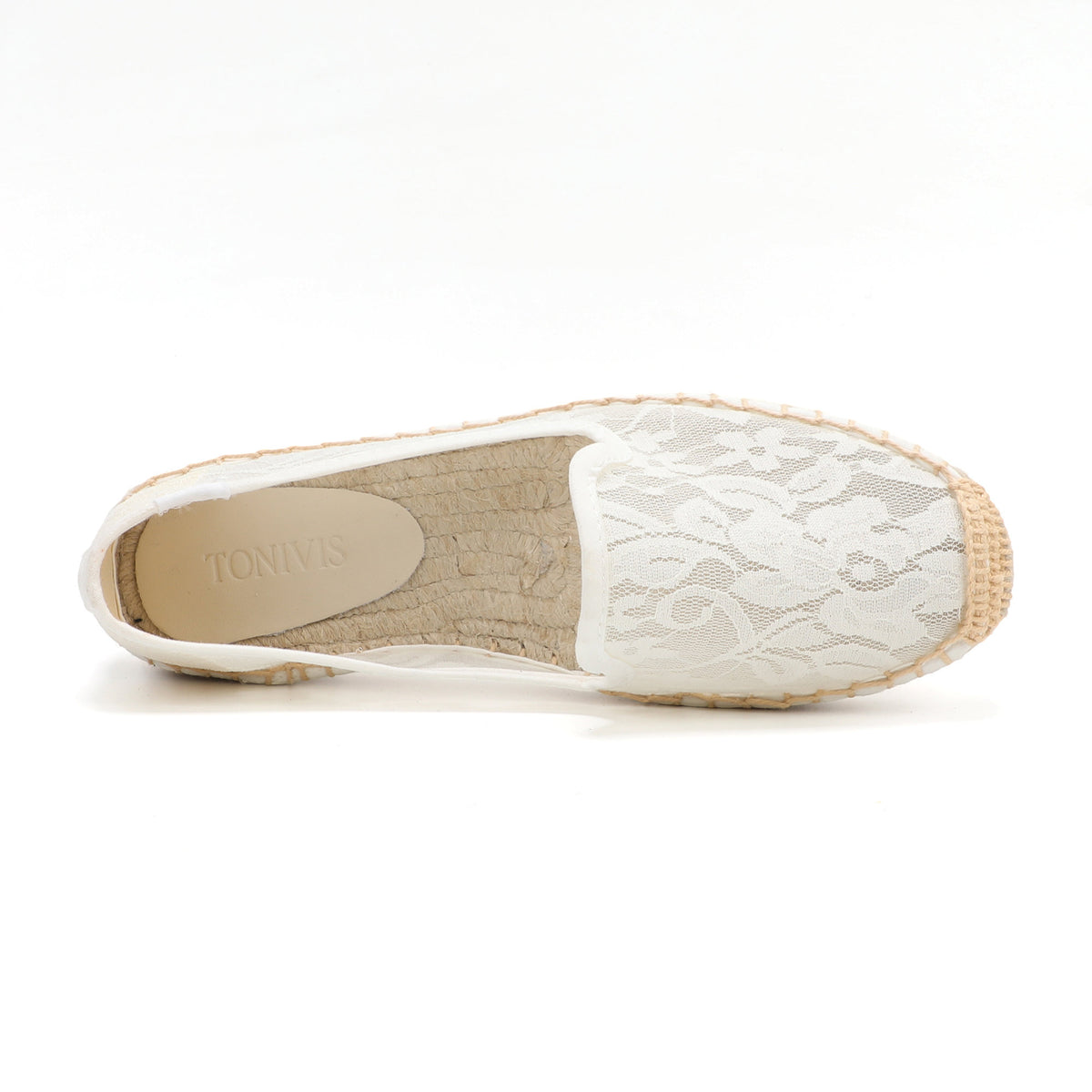 W-F688 women's espadrille flats, product photo
