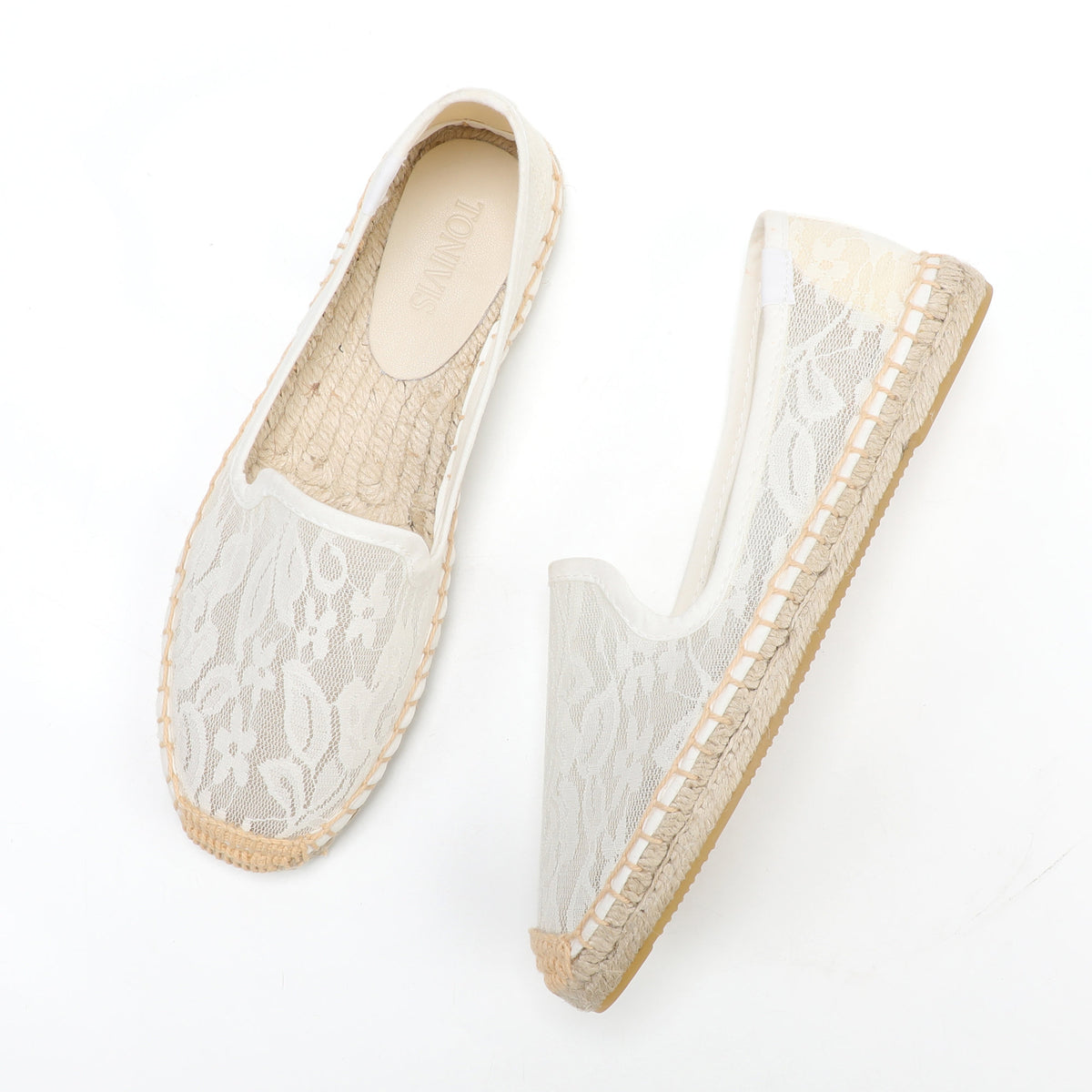 W-F688 women's espadrille flats, product photo
