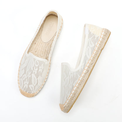 W-F688 women's espadrille flats, product photo