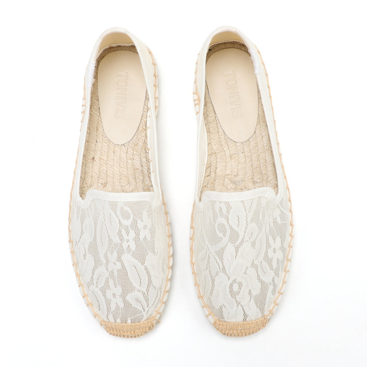 W-F688 women's espadrille flats, product photo