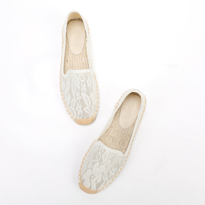 W-F688 women's espadrille flats, product photo
