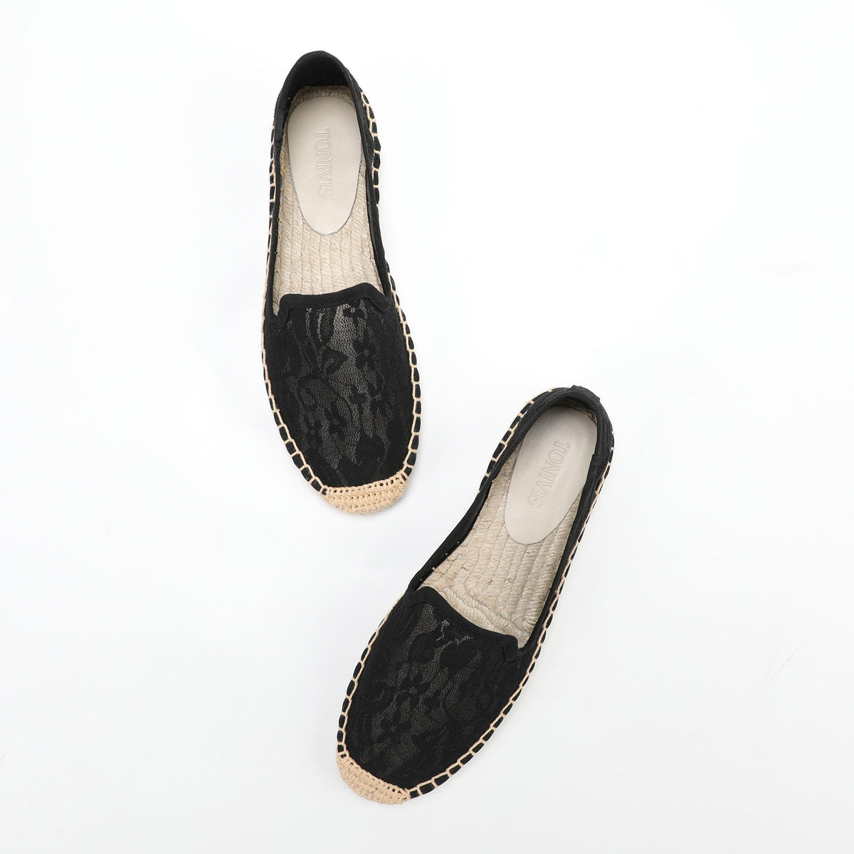 W-F689 women's espadrille flats, product photo