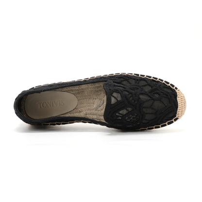 W-F690 women's espadrille flats, product photo